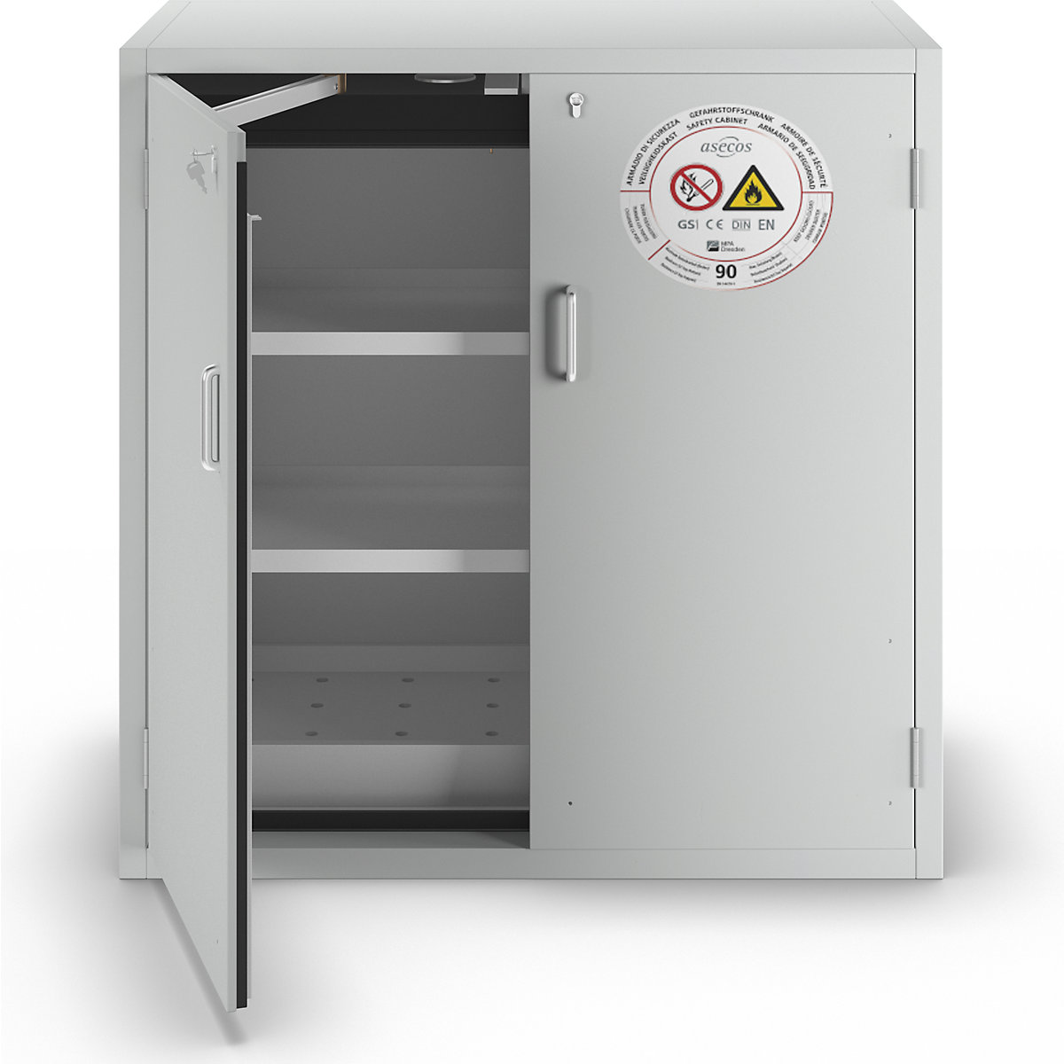 Armoire pour produits dangereux ignifuges 90 minutes – asecos (Illustration du produit 3)-2