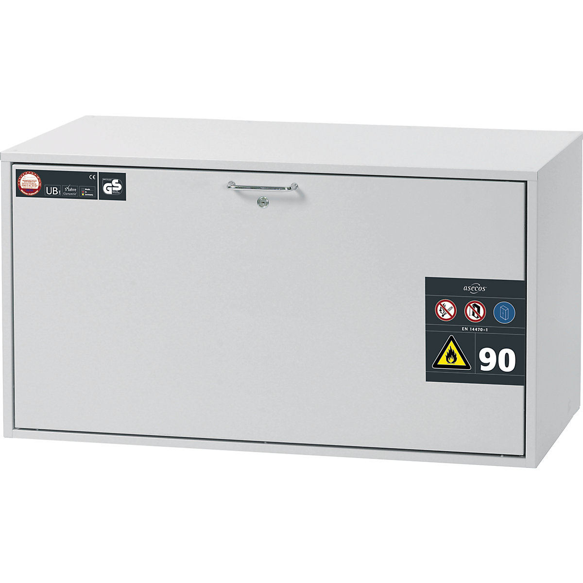 Armoire pour produits dangereux résistante au feu 90 minutes – asecos (Illustration du produit 2)-1