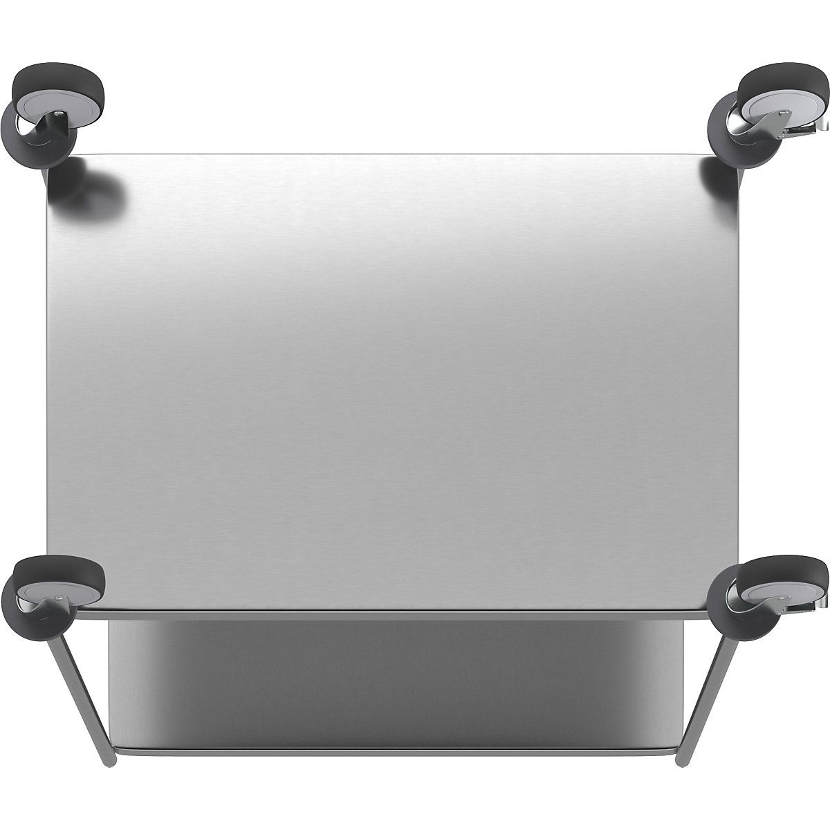 Chariot à tablettes en inox, soudé – Kongamek (Illustration du produit 5)-4