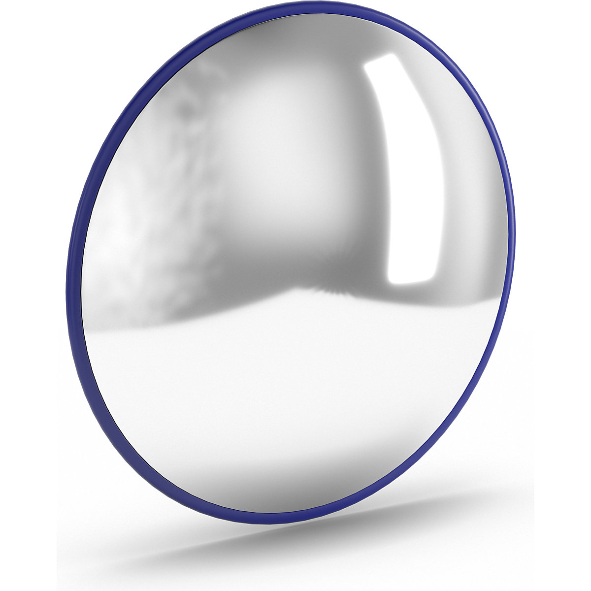 Miroir rond avec support mural télescopique - eurokraft pro