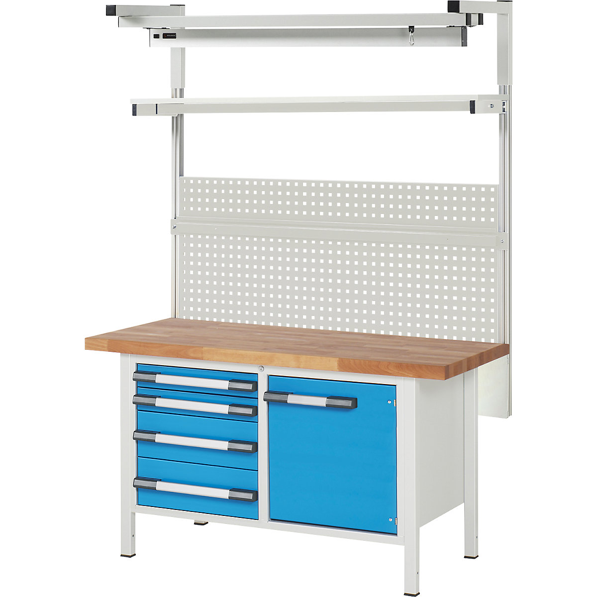 Établi avec superstructure série 8000 – eurokraft pro (Illustration du produit 6)-5