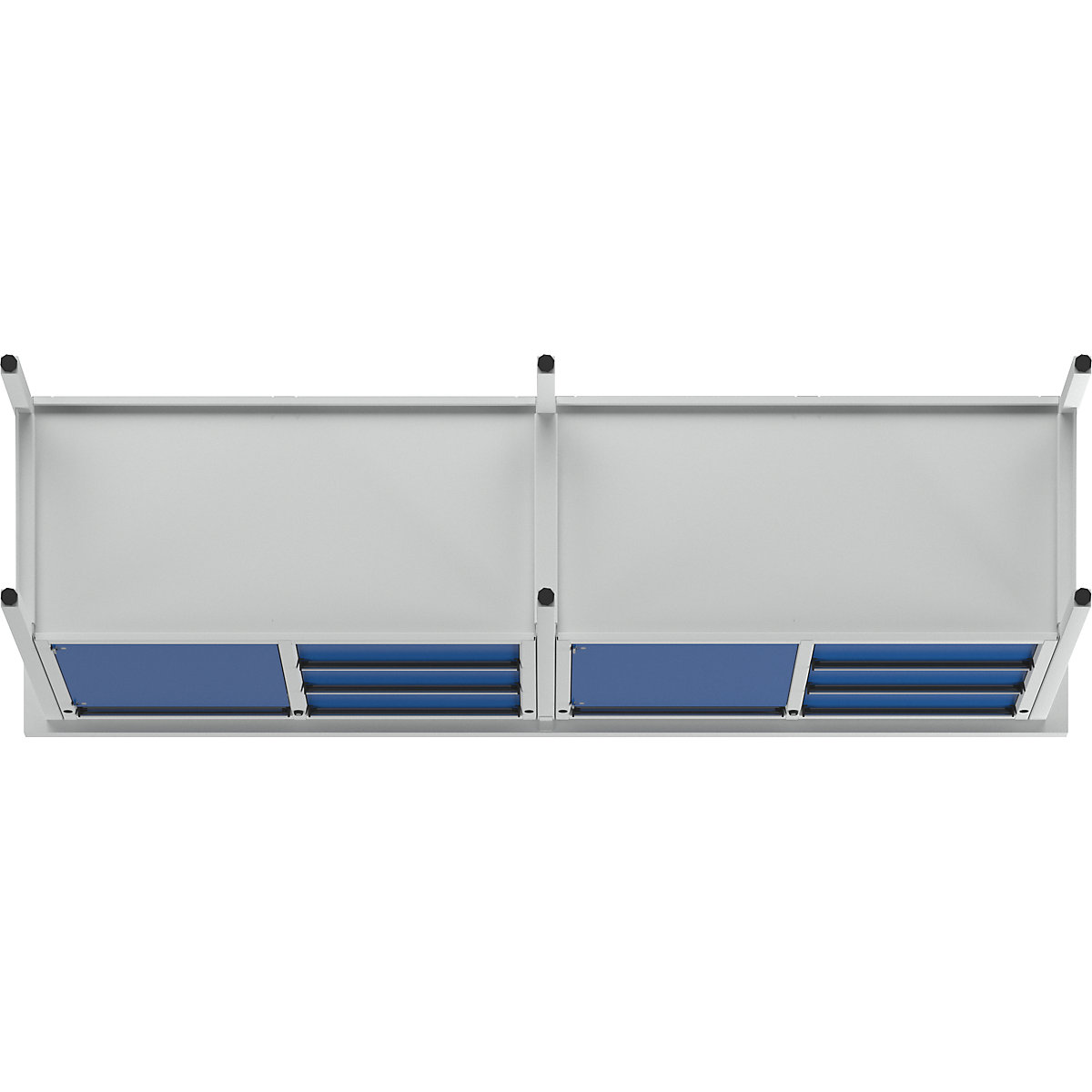 Établi de largeur 2800 mm, sur piétement – ANKE (Illustration du produit 12)-11