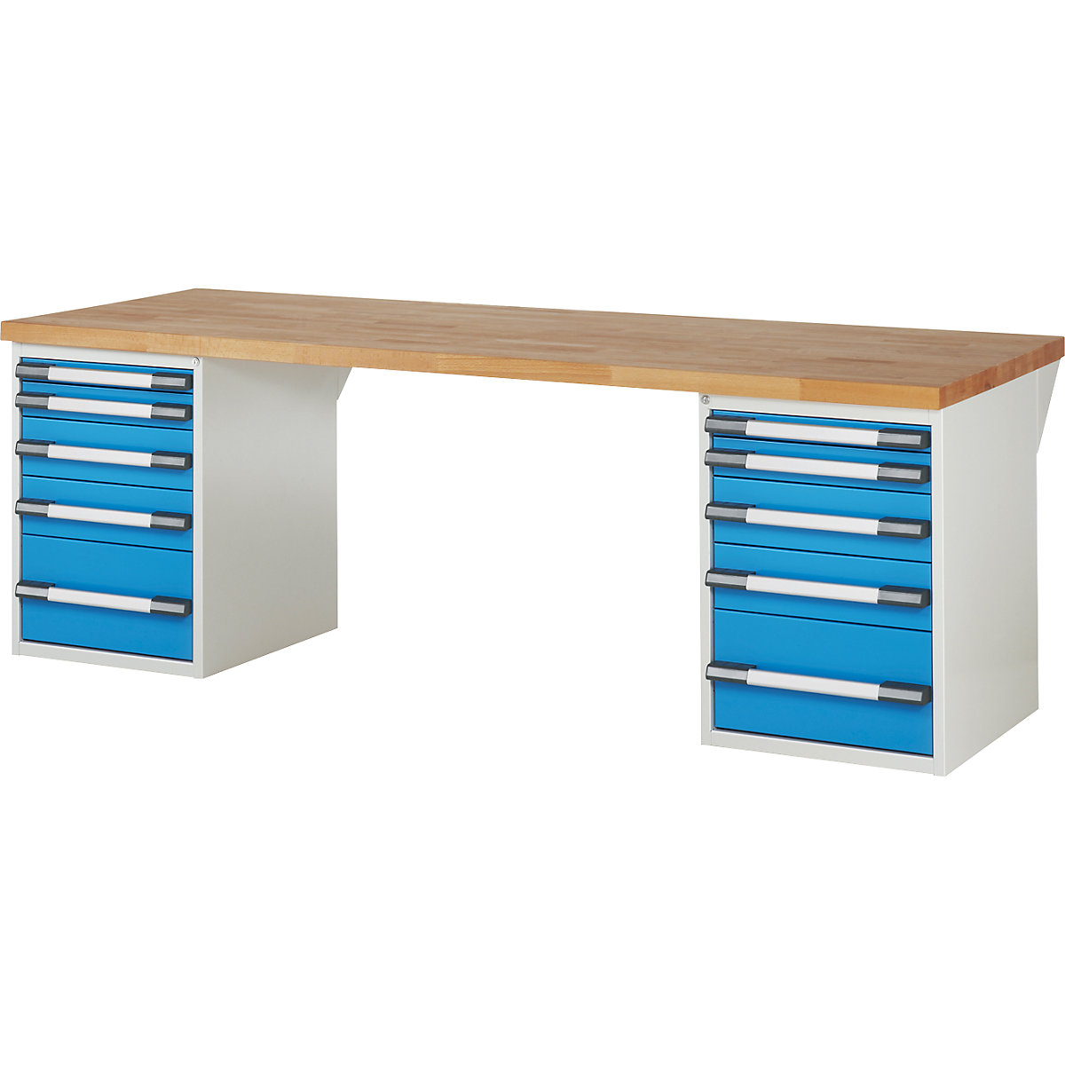 Établi, système modulaire Série 7000 &ndash; eurokraft pro