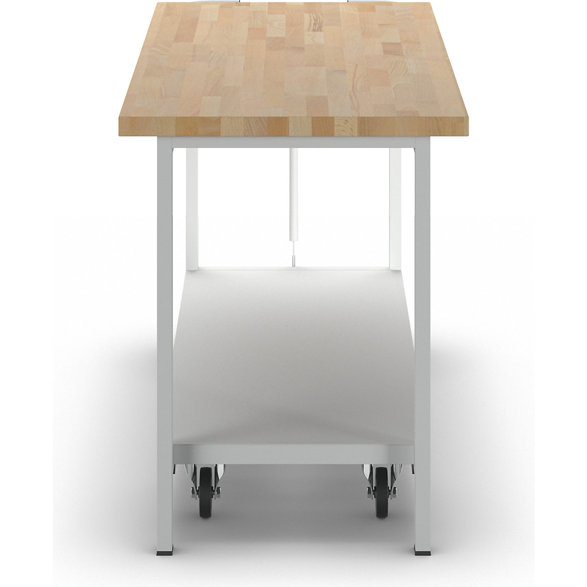 Établi mobile à châssis escamotable, sur piétement Série 8000 – eurokraft pro (Illustration du produit 4)-3