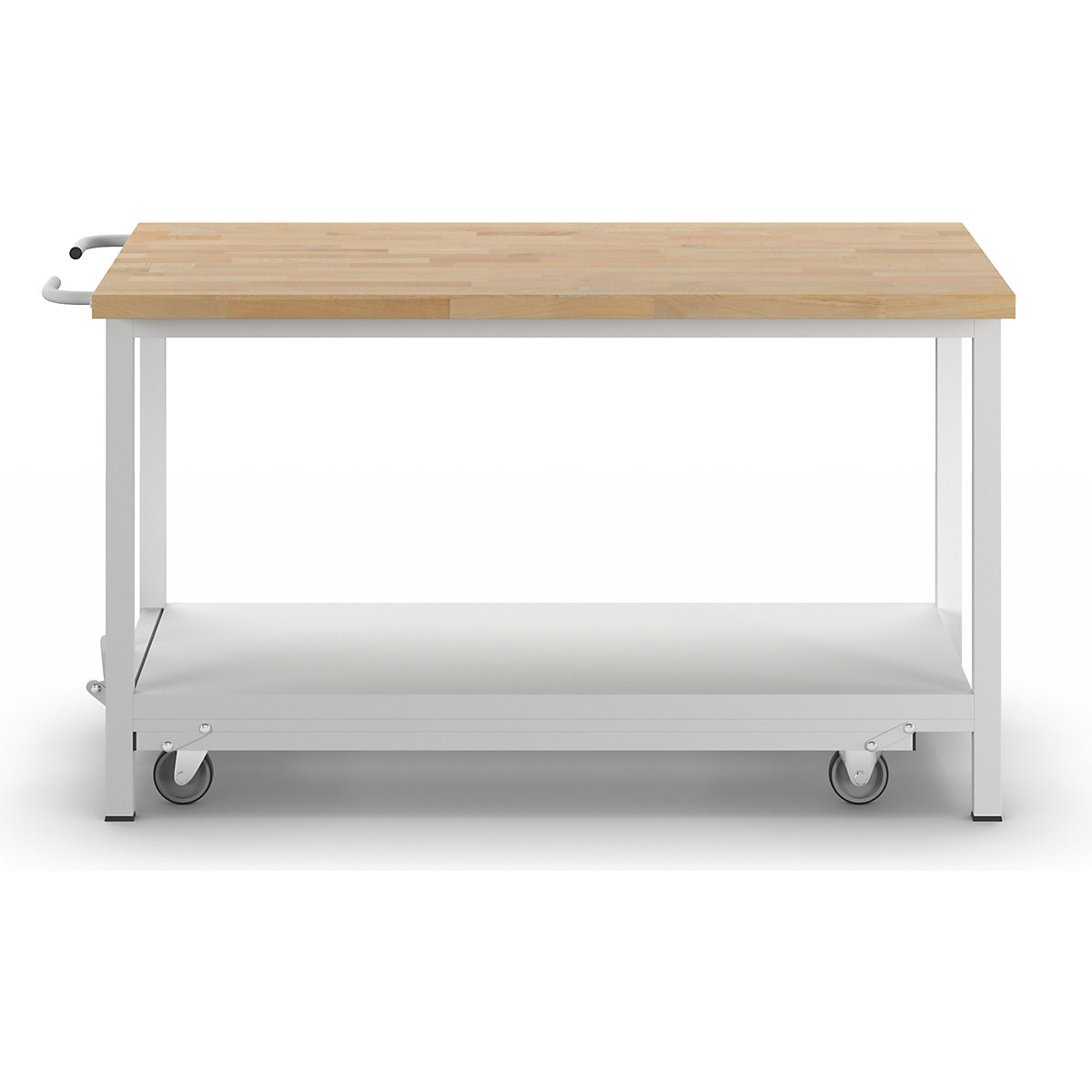 Établi mobile à châssis escamotable, sur piétement Série 8000 – eurokraft pro (Illustration du produit 5)-4