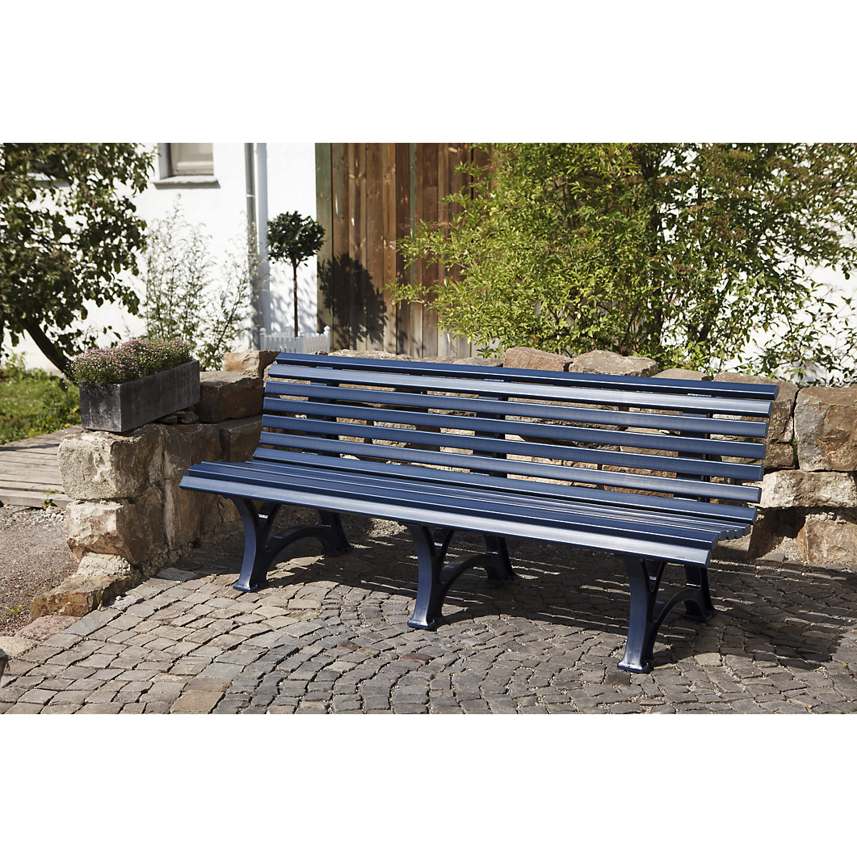 Banc d'extérieur en plastique (Illustration du produit 4)-3