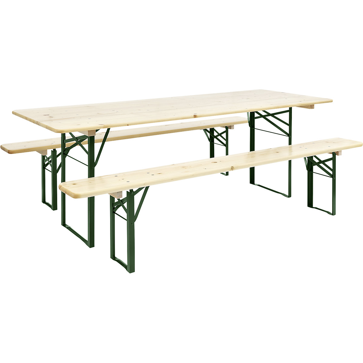 Deal: 4 pour 3, ensemble table et bancs de brasserie (Illustration du produit 2)-1