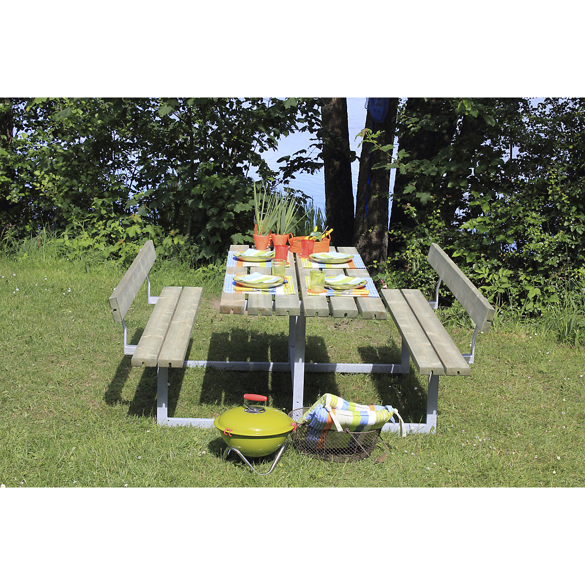 Ensemble table et bancs (Illustration du produit 3)-2