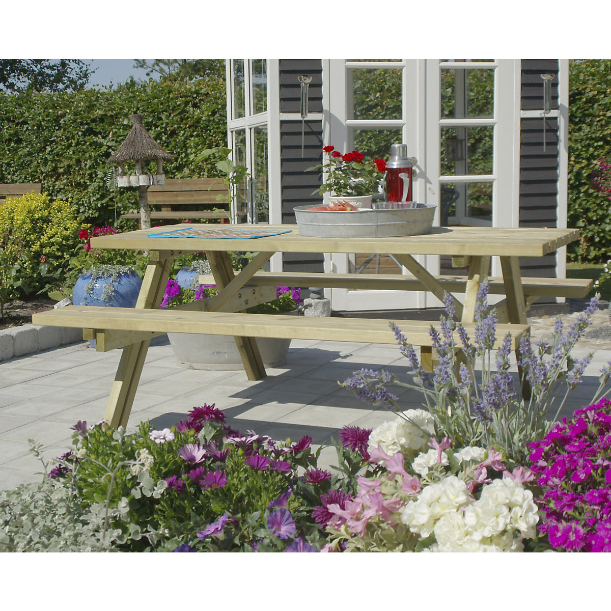 Ensemble table et bancs (Illustration du produit 9)-8