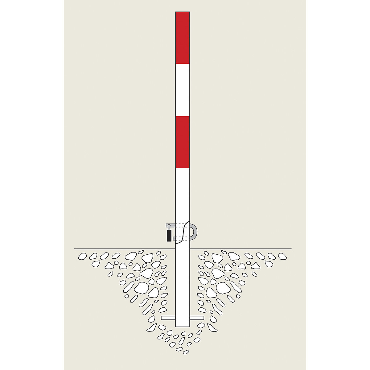 Potelet basculant - Moravia