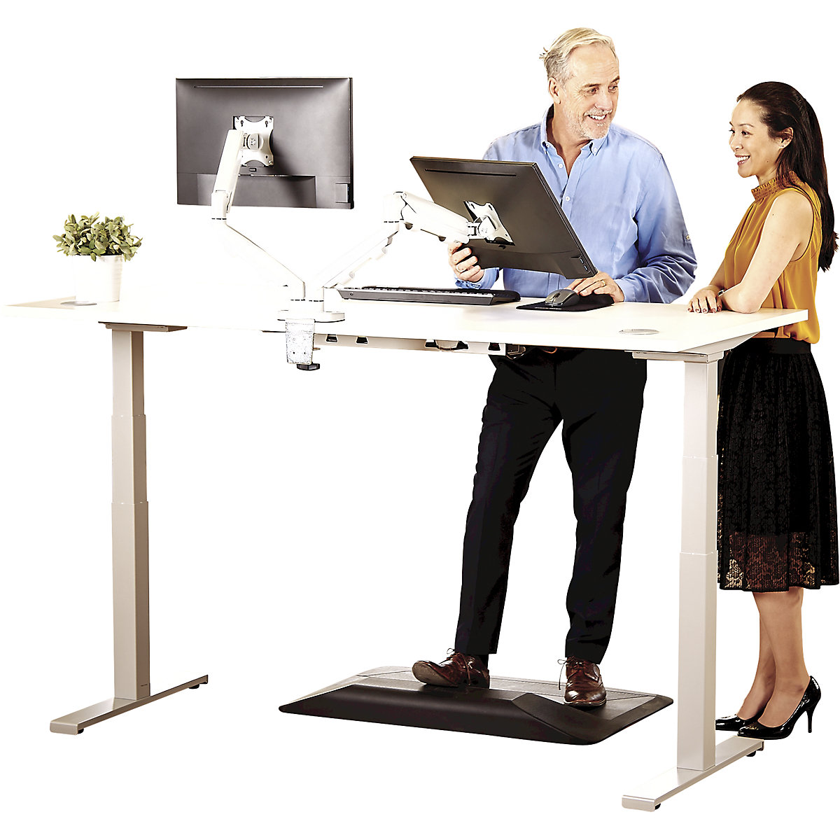 Bras porte-écran double EPPA – Fellowes (Illustration du produit 2)-1