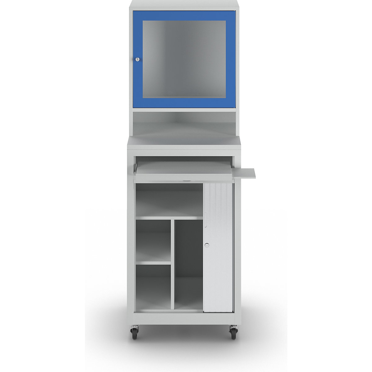 Armoire à rideau pour ordinateur (Illustration du produit 3)-2