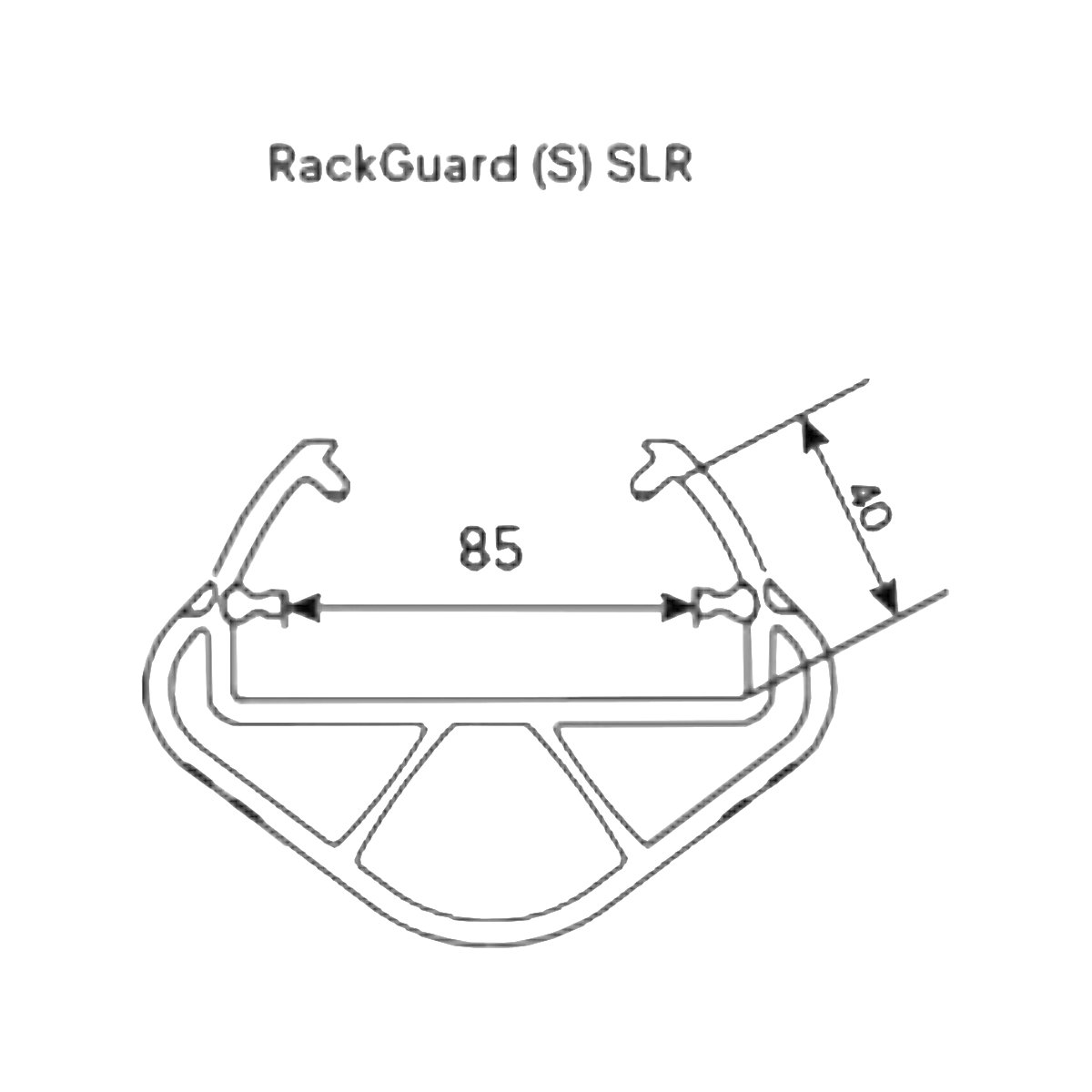 Protection anti-heurt pour rayonnage RackGuard – A-SAFE (Illustration du produit 3)-2