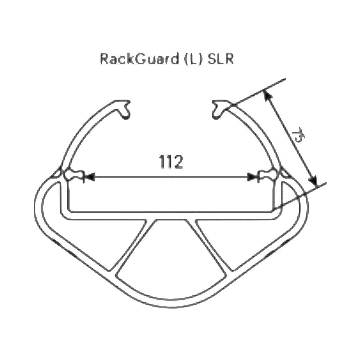 Protection anti-heurt pour rayonnage RackGuard – A-SAFE (Illustration du produit 3)-2