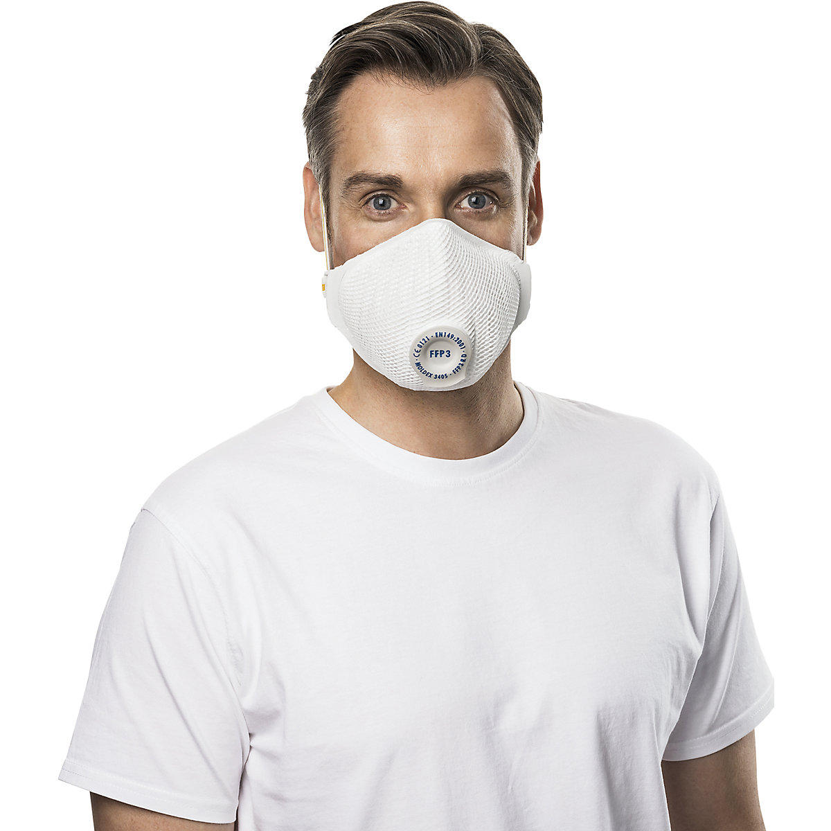 Masque de protection respiratoire FFP3 R D avec clapet d'expiration AIR PLUS – MOLDEX (Illustration du produit 3)-2