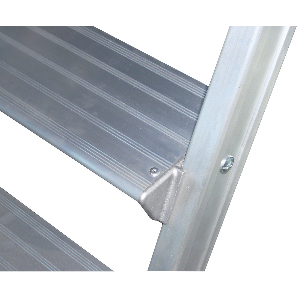 Escada de alumínio móvel com patamar (Imagem do produto 4)-3