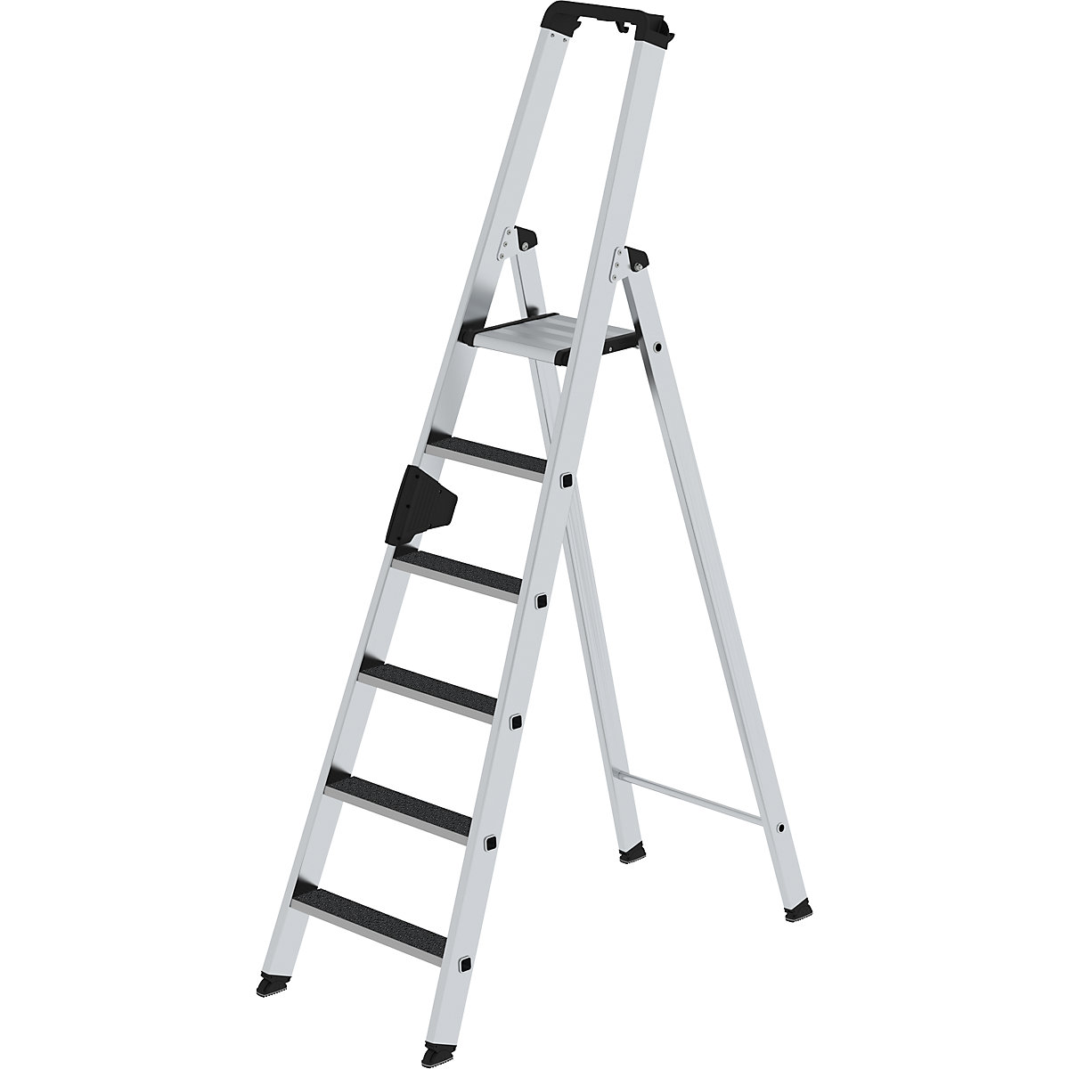 Escada dupla de degraus CLIP-STEP – MUNK, subida de um lado, antiderrapante R13, 6 degraus-15