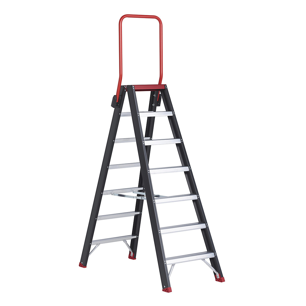 Escada dupla de segurança – Altrex, subida dos dois lados, 2 x 7 degraus-8