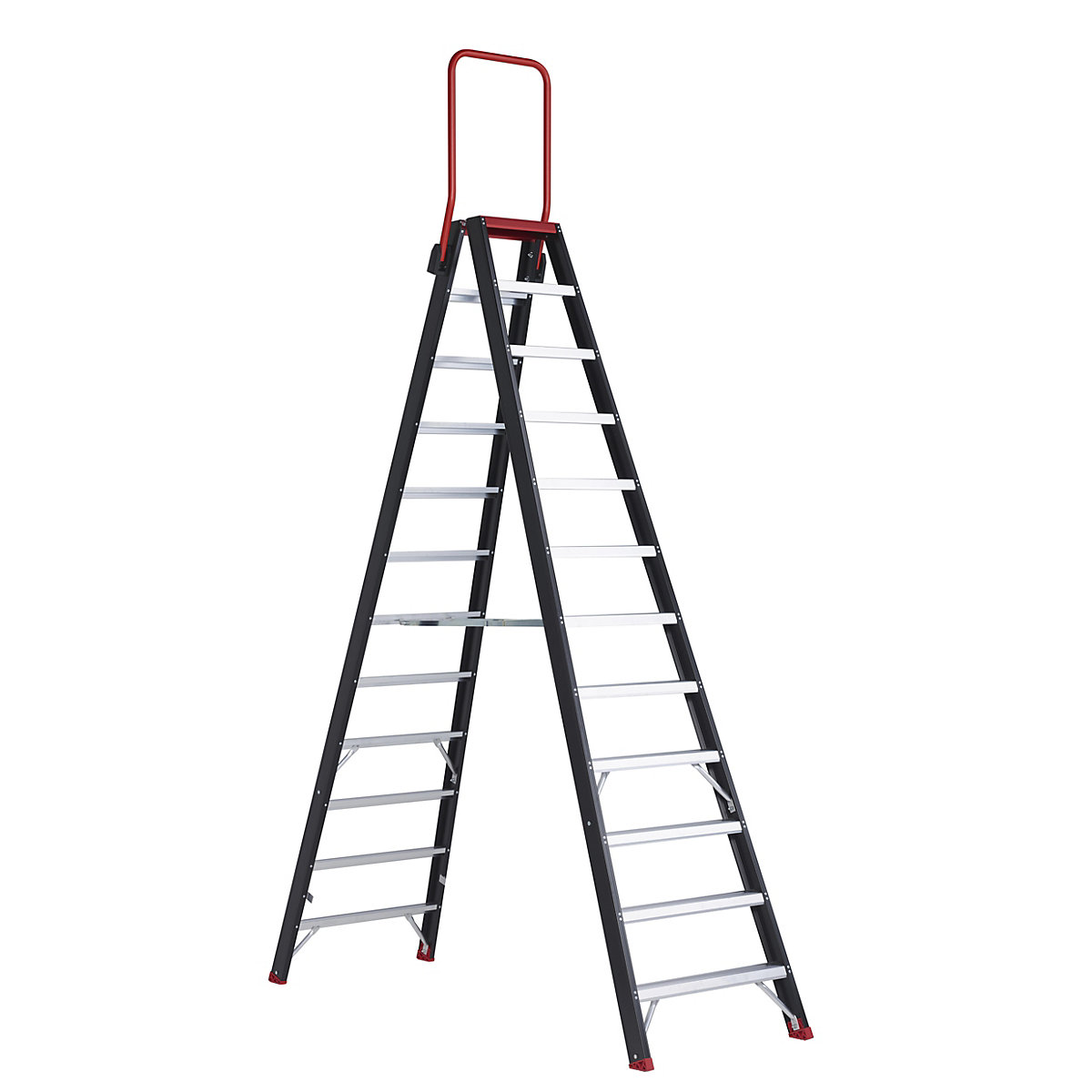 Escada dupla de segurança – Altrex, subida dos dois lados, 2 x 12 degraus-11