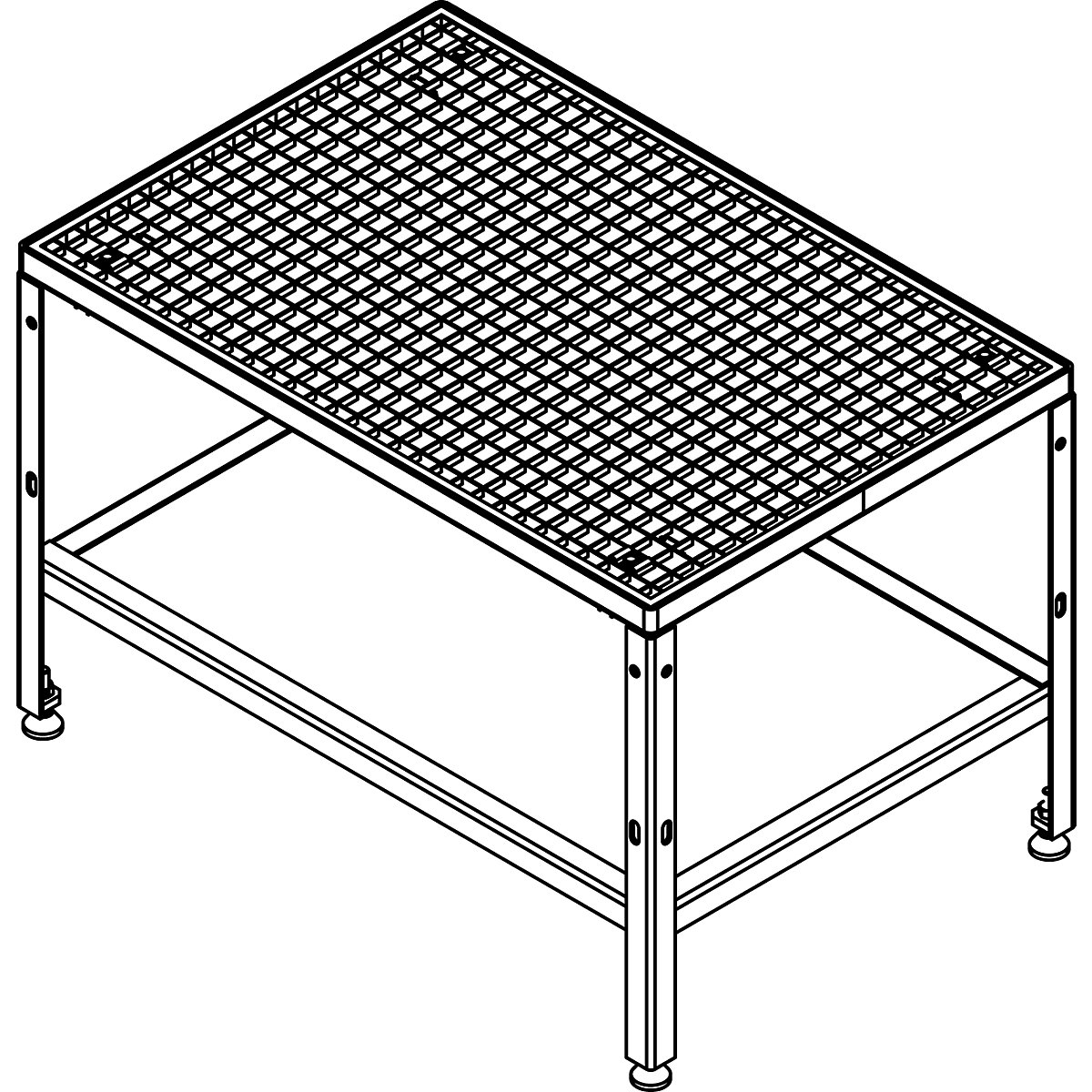 Plataforma para sistema de módulos de plataforma – eurokraft pro (Imagem do produto 3)-2