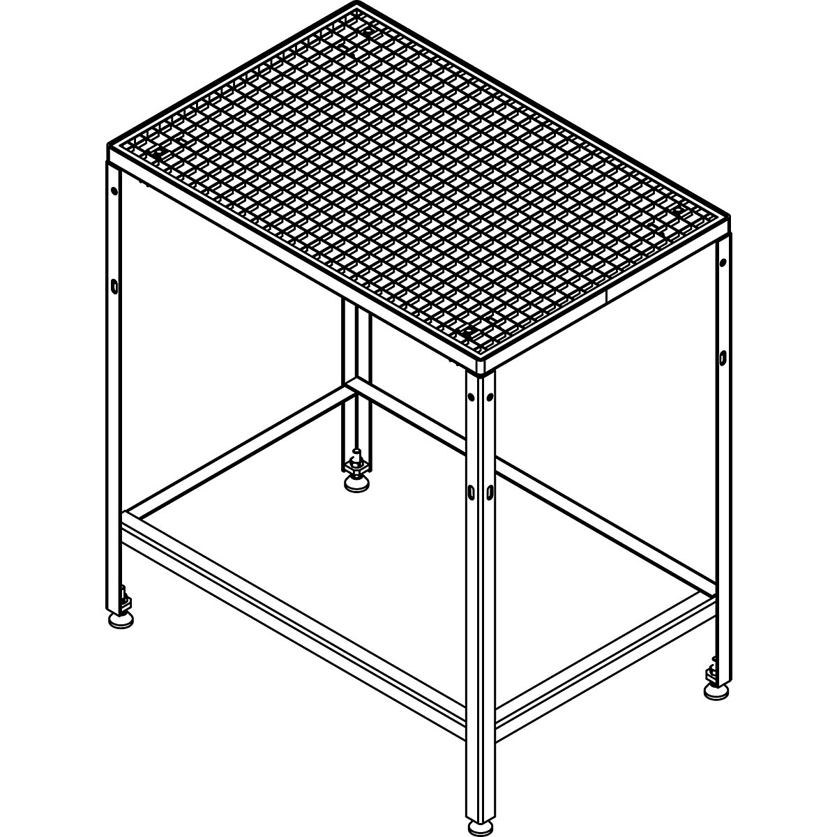 Plataforma para sistema de módulos de plataforma – eurokraft pro (Imagem do produto 3)-2