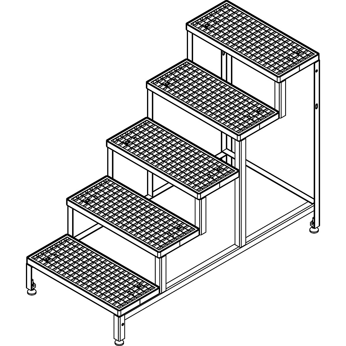 Subida para sistema de módulos plataforma – eurokraft pro (Imagem do produto 3)-2