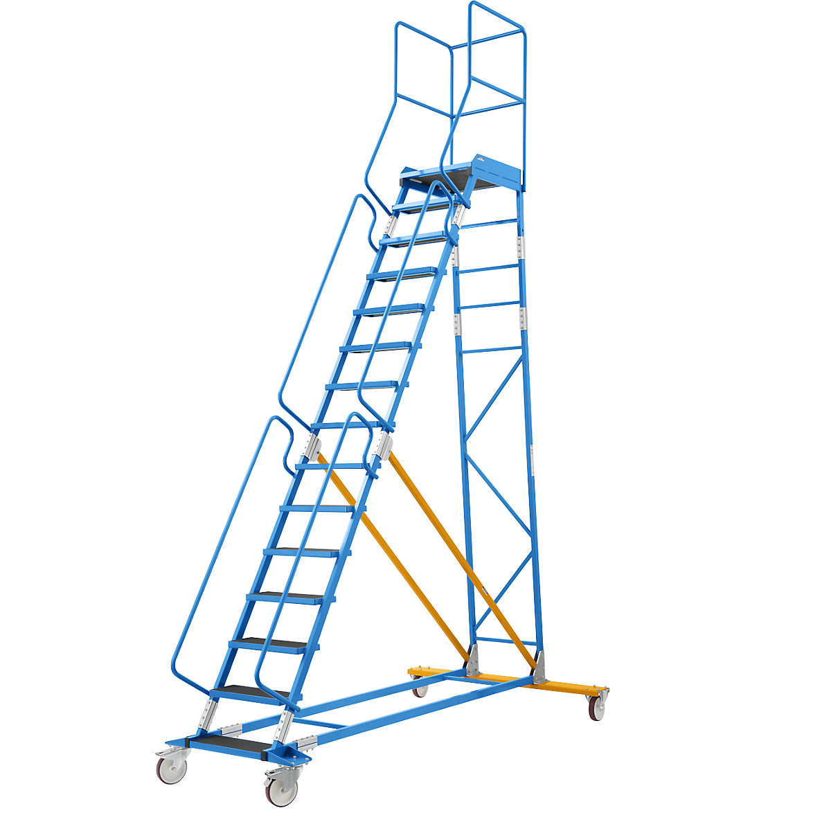 Escalera rodante con tarima – eurokraft pro (Imagen del producto 49)-48