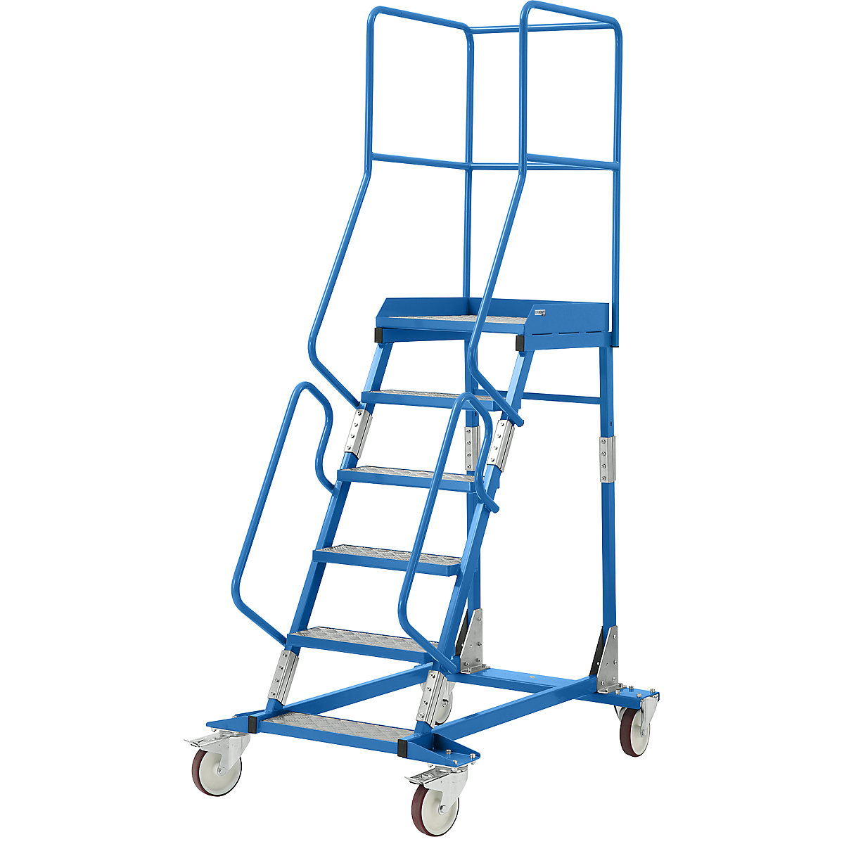 Escalera rodante con tarima &ndash; eurokraft pro