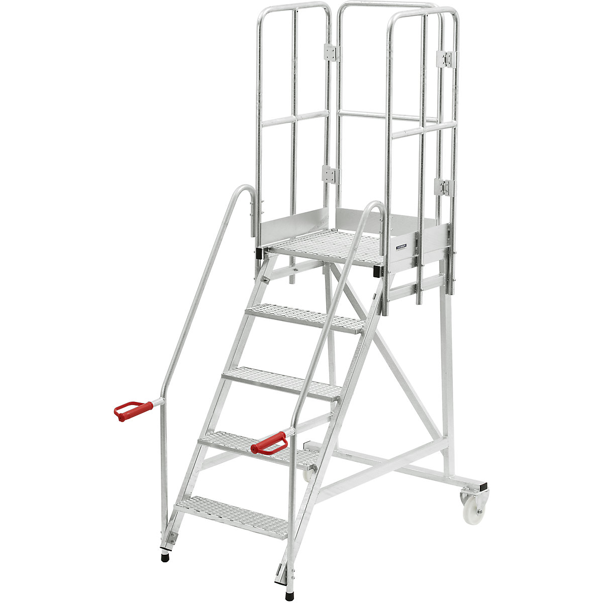 Escalera rodante con tarima – eurokraft pro (Imagen del producto 2)-1