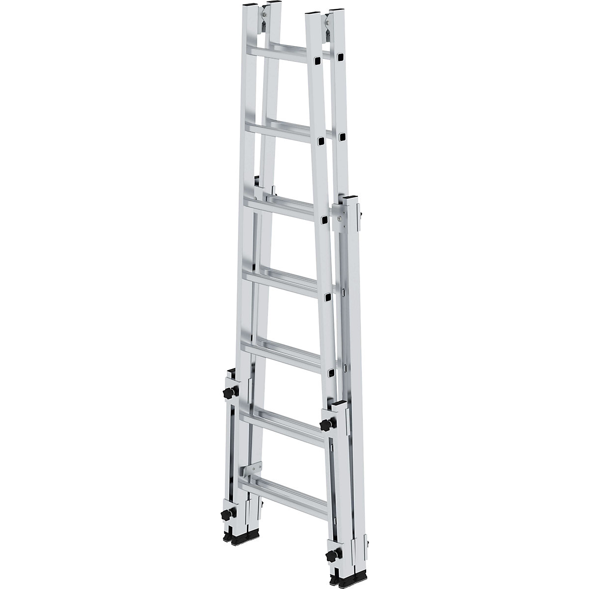 Escalera de tijera con peldaños estrechos de aluminio – MUNK (Imagen del producto 10)-9