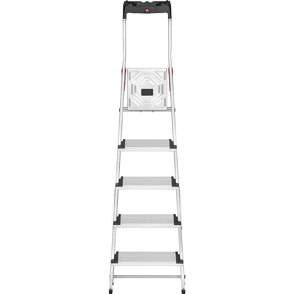 Hailo – Escalera de tijera de peldaños planos de aluminio ComfortLine L80 (Imagen del producto 13)