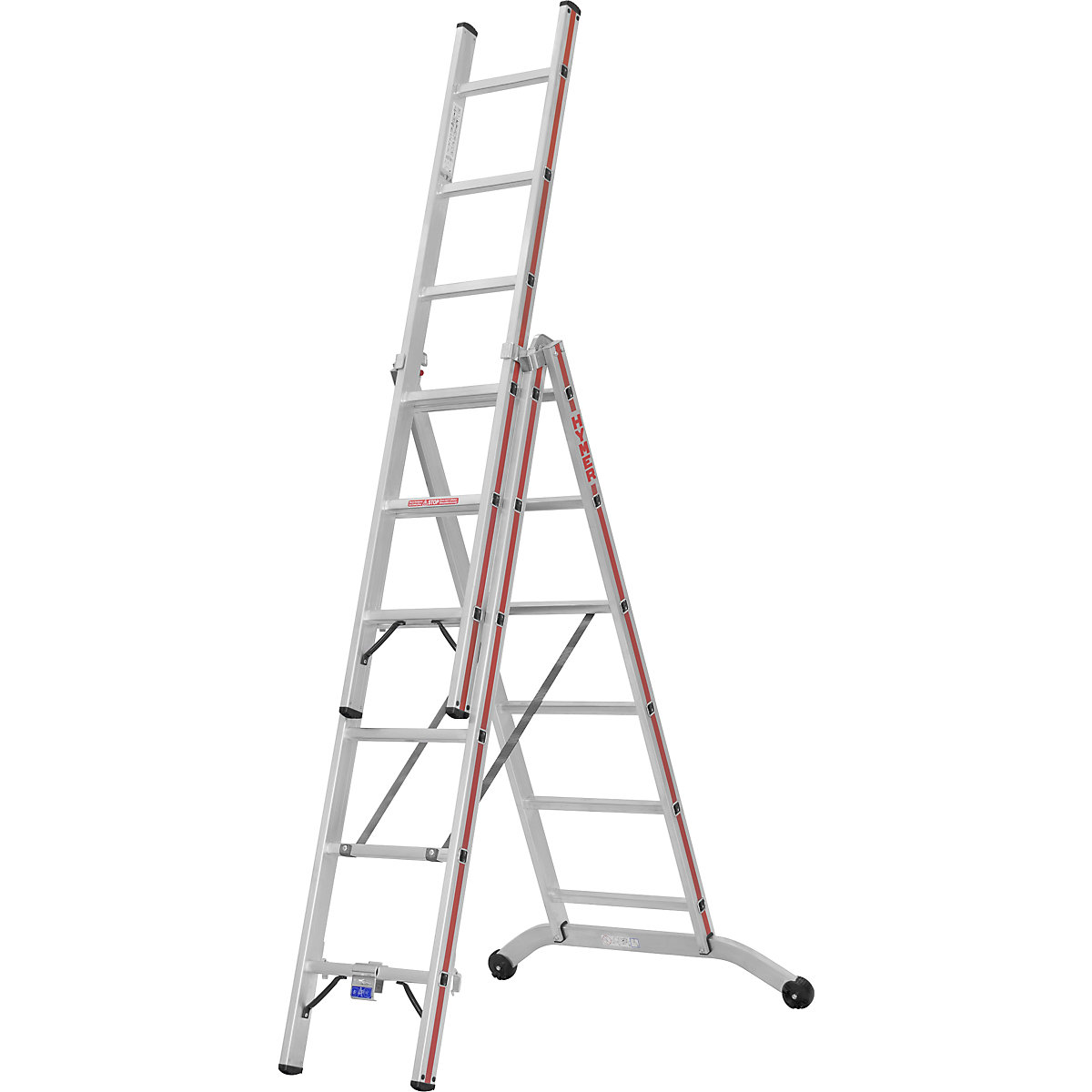 Escalera multiusos de aluminio &ndash; HYMER