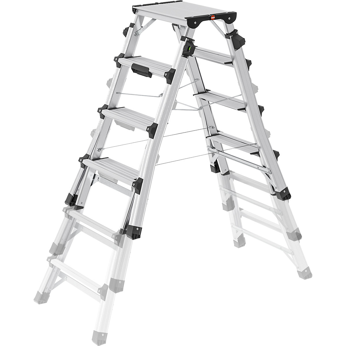 Escalera telescópica plegable D100 TL – Hailo (Imagen del producto 8)-7