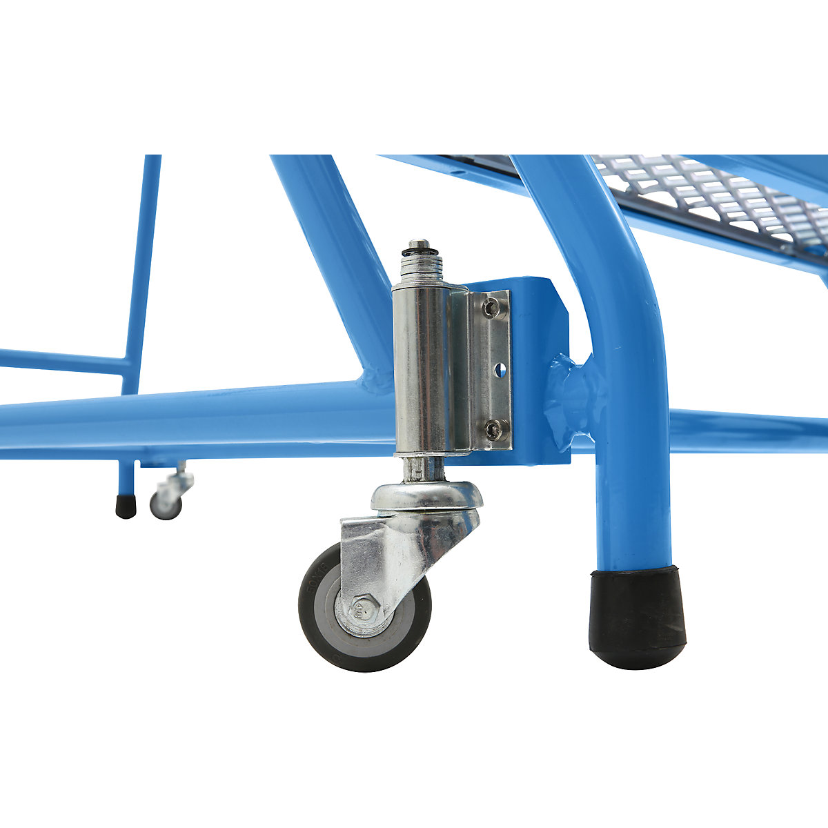 Escalerilla rodante de tubo de acero – eurokraft pro (Imagen del producto 2)-1