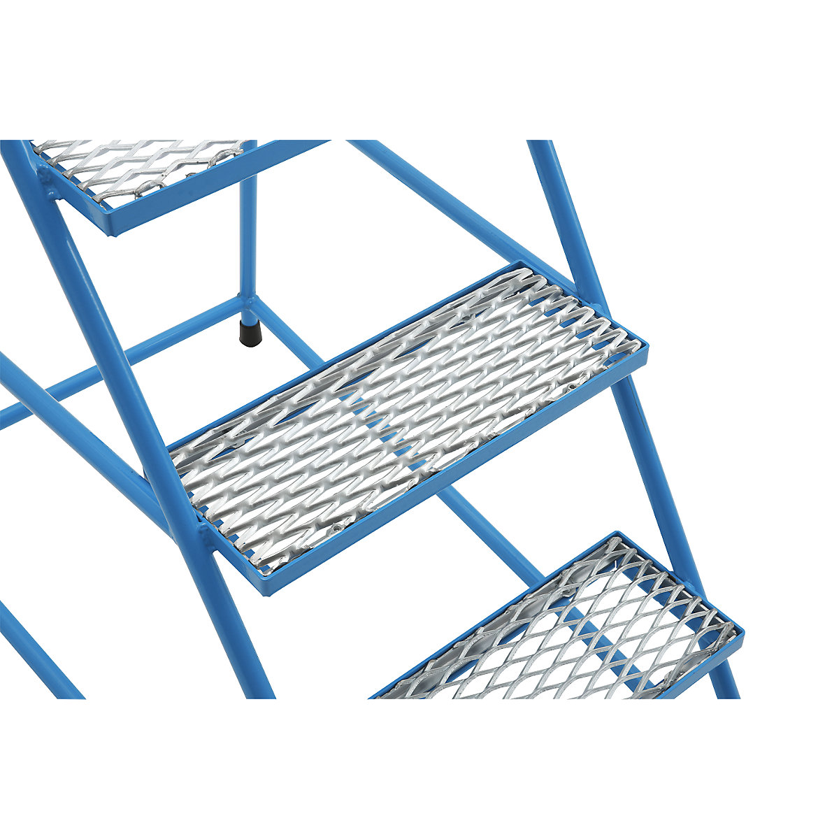 Escalerilla rodante para escaleras de obra – eurokraft pro (Imagen del producto 7)-6