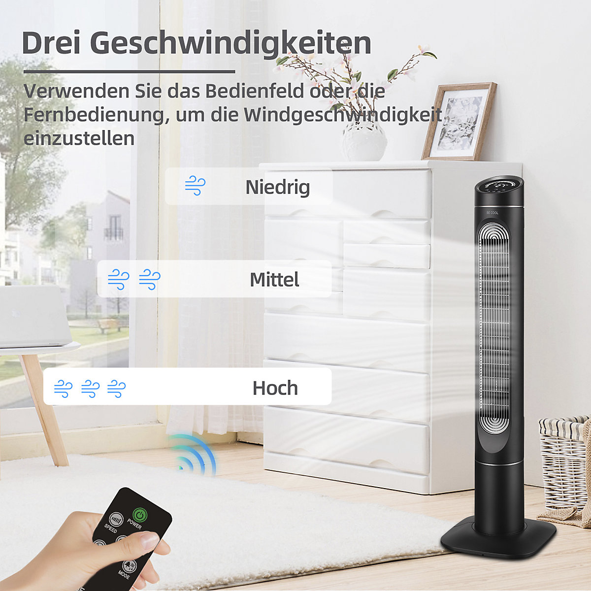 Ventilador de torre com display (Imagem do produto 3)-2