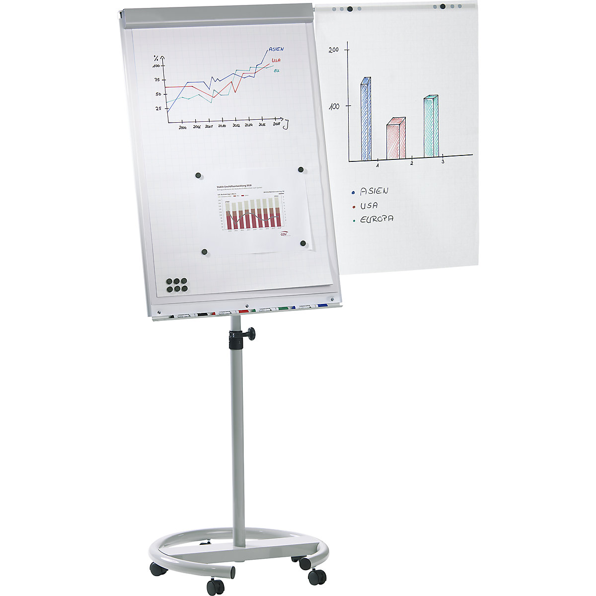 Conjunto de flip-chart incl. acessórios – SMIT VISUAL (Imagem do produto 2)-1