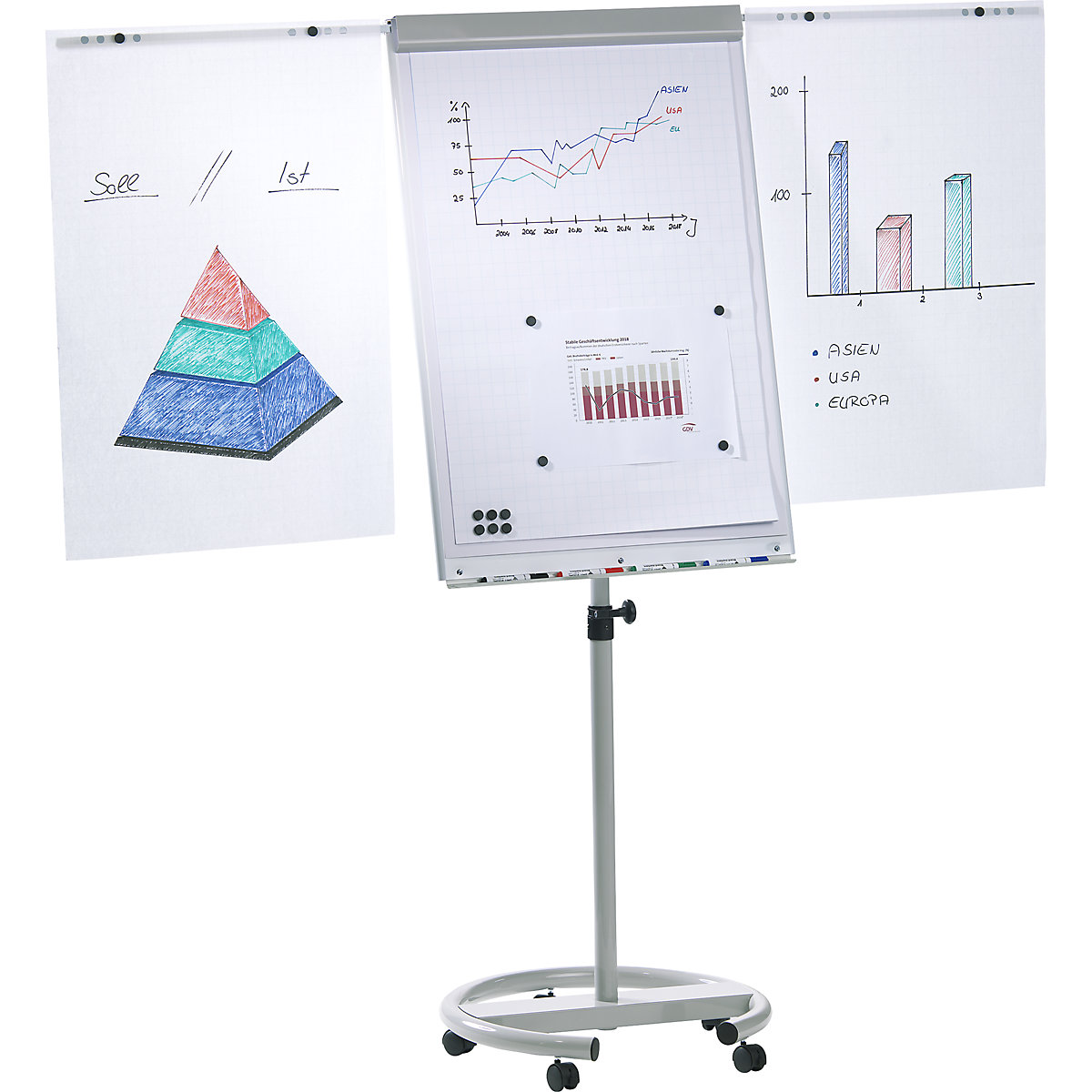 Conjunto de flip-chart incl. acessórios – SMIT VISUAL (Imagem do produto 4)-3