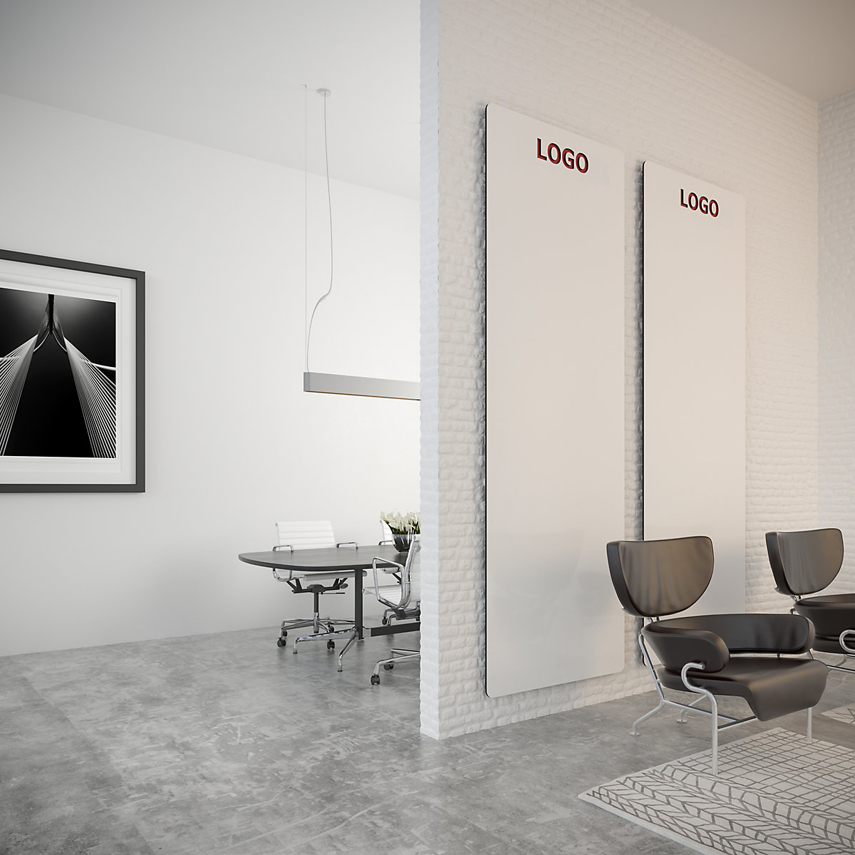 Quadro branco CURVE – Chameleon (Imagem do produto 5)-4