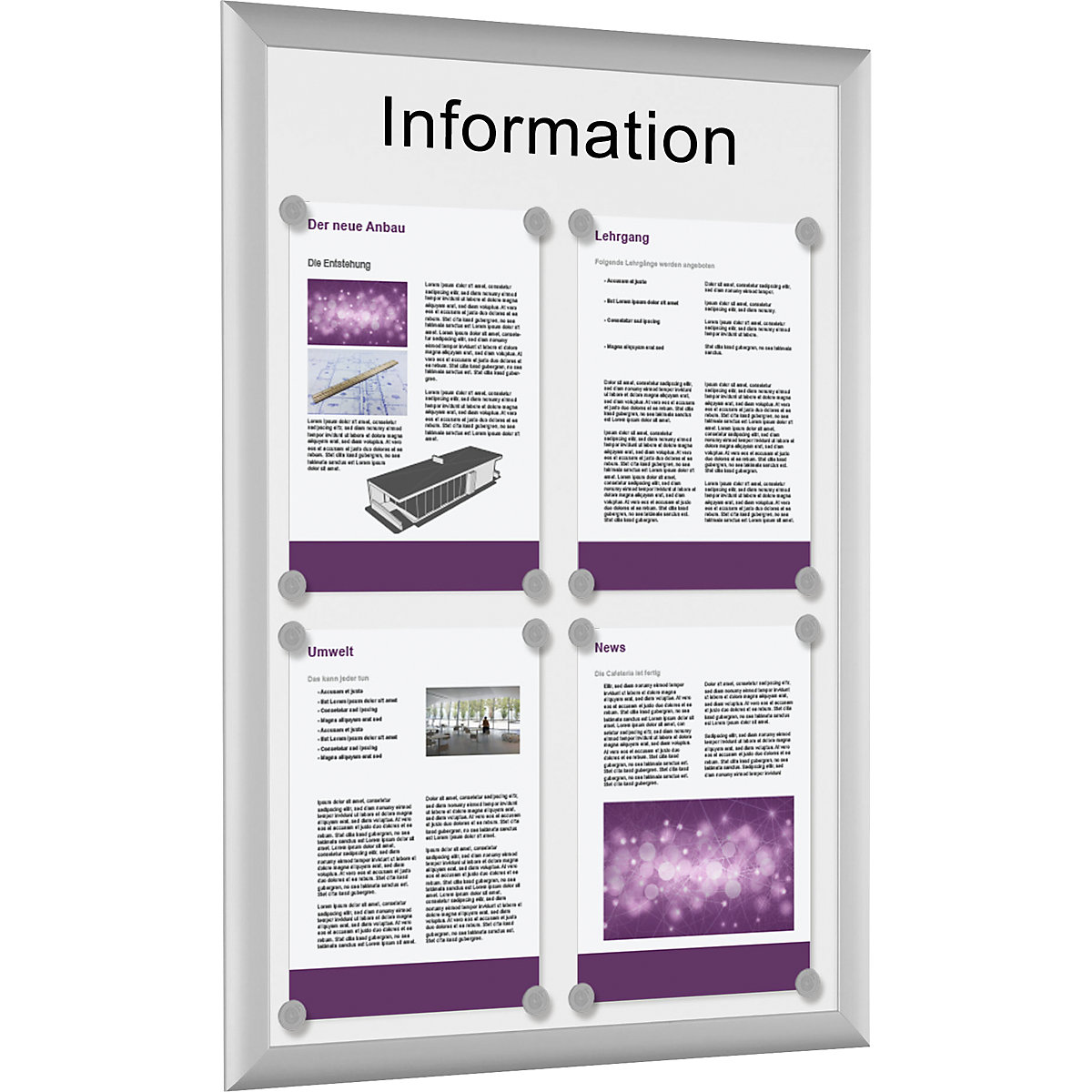 Quadro para documentos