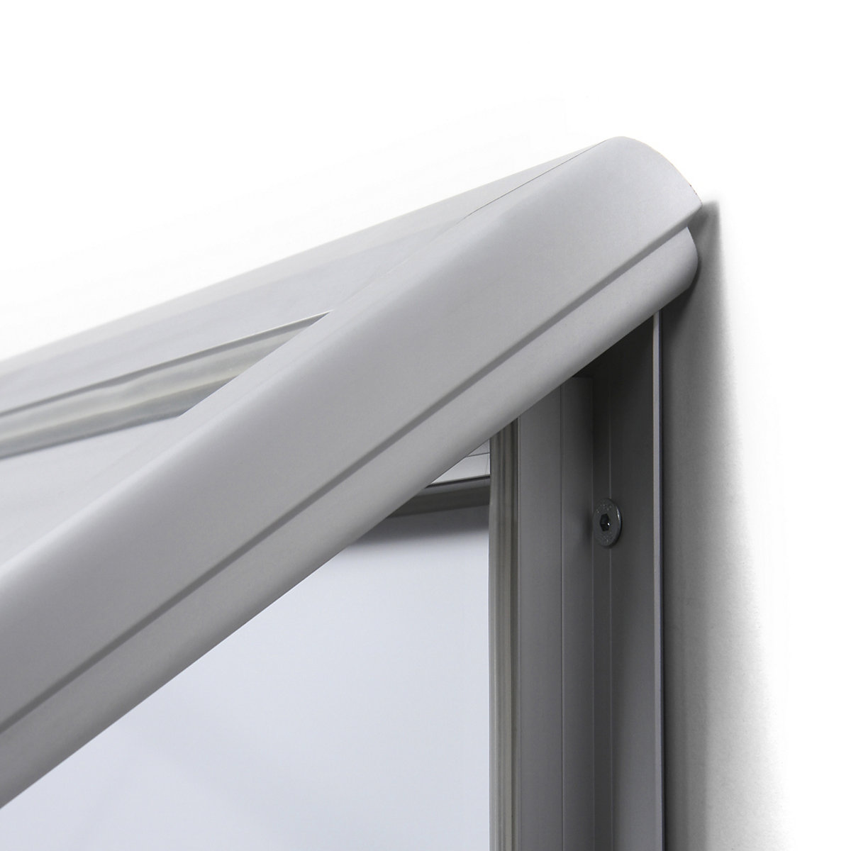 Vitrine, caixilho em alumínio, para interiores e exteriores – eurokraft pro (Imagem do produto 4)-3