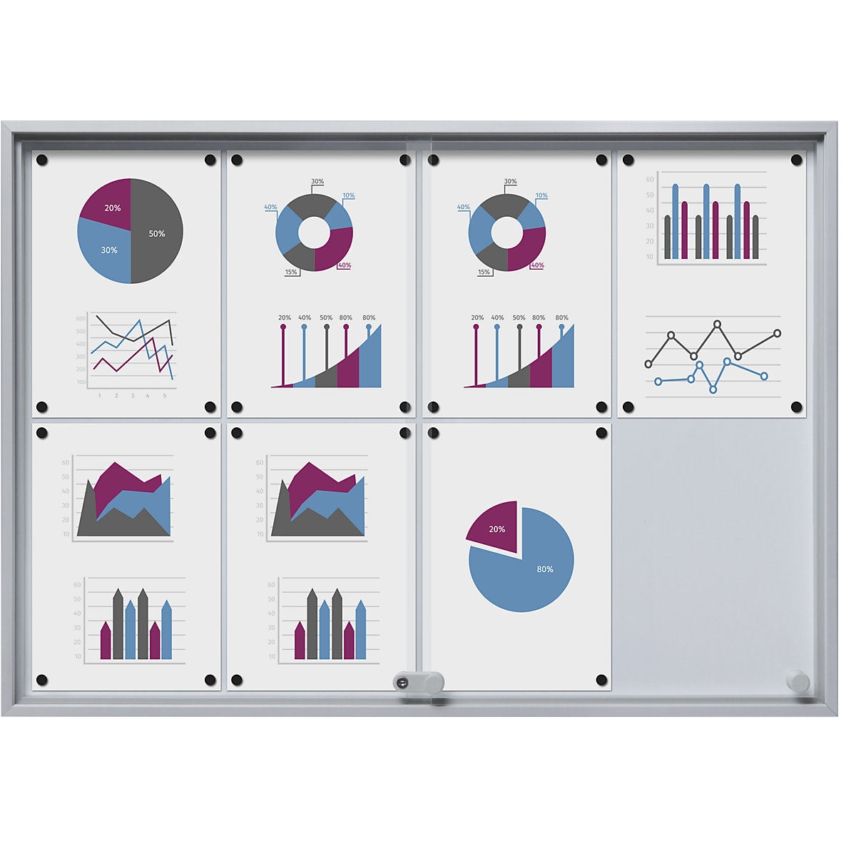 Vitrine com portas de correr – eurokraft pro (Imagem do produto 7)-6