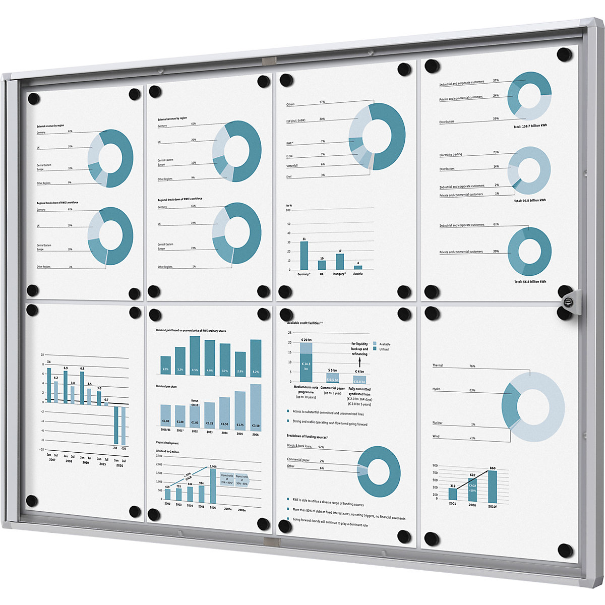 Vitrine para interiores – eurokraft basic (Imagem do produto 8)-7