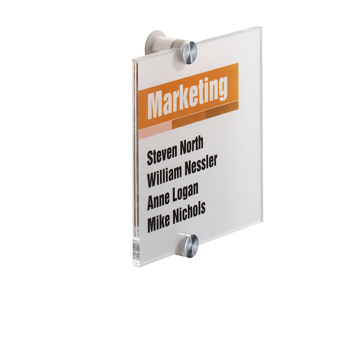 Placa para porta CRYSTAL SIGN – DURABLE