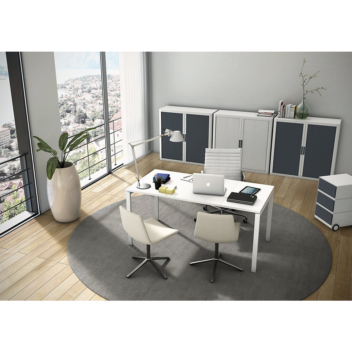 Armário de persiana easyOffice® – Paperflow (Imagem do produto 4)-3