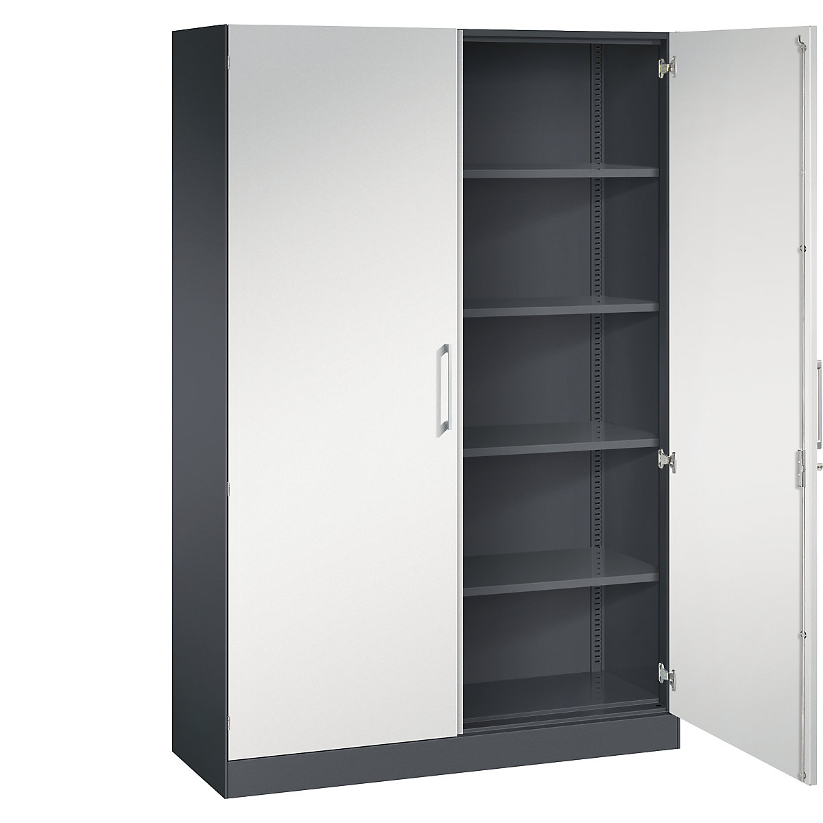 Armário de portas de batente ASISTO, altura 1980 mm – C+P