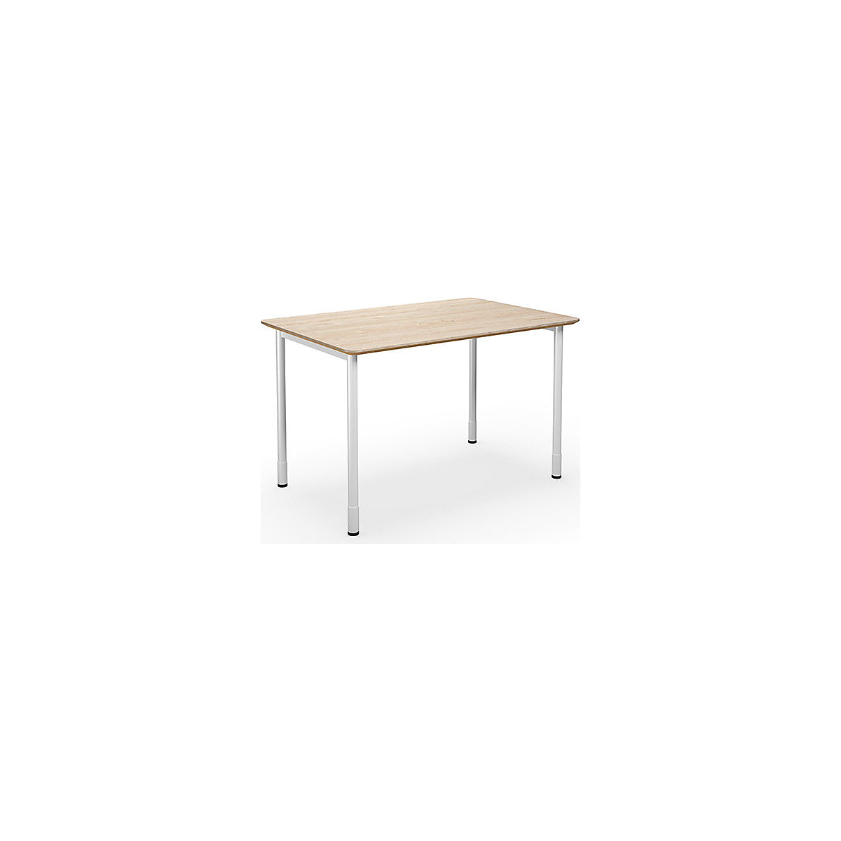 Mesa multiusos DUO-C Trend, tampo reto, cantos arredondados