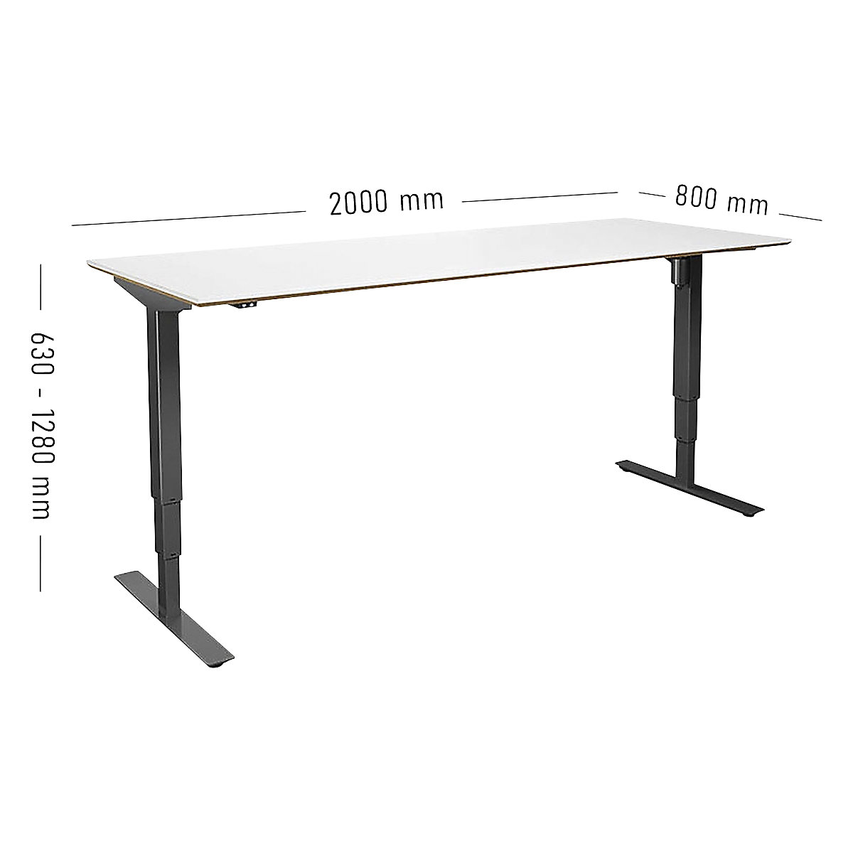 Secretária Atlanta Trend, com regulação elétrica da altura (Imagem do produto 4)-3