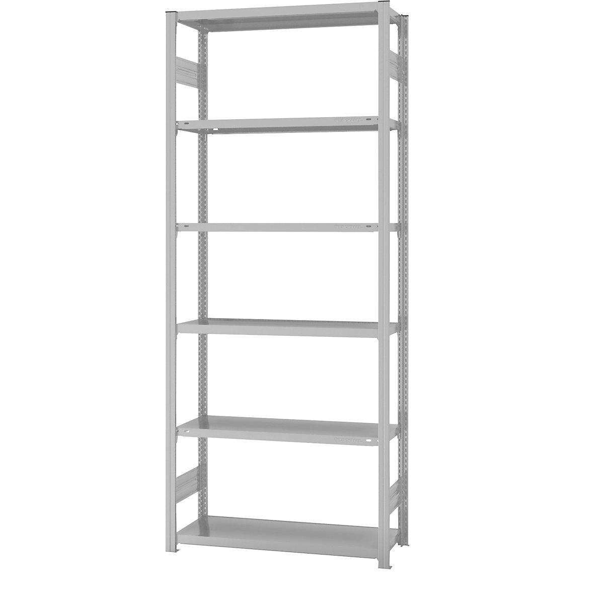 Estantería ensamblable de almacén, RAL 7035, construcción ligera &ndash; eurokraft pro