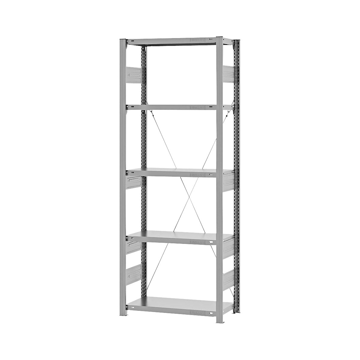 Estantería ensamblable de almacén, galvanizada, construcción pesada &ndash; eurokraft pro